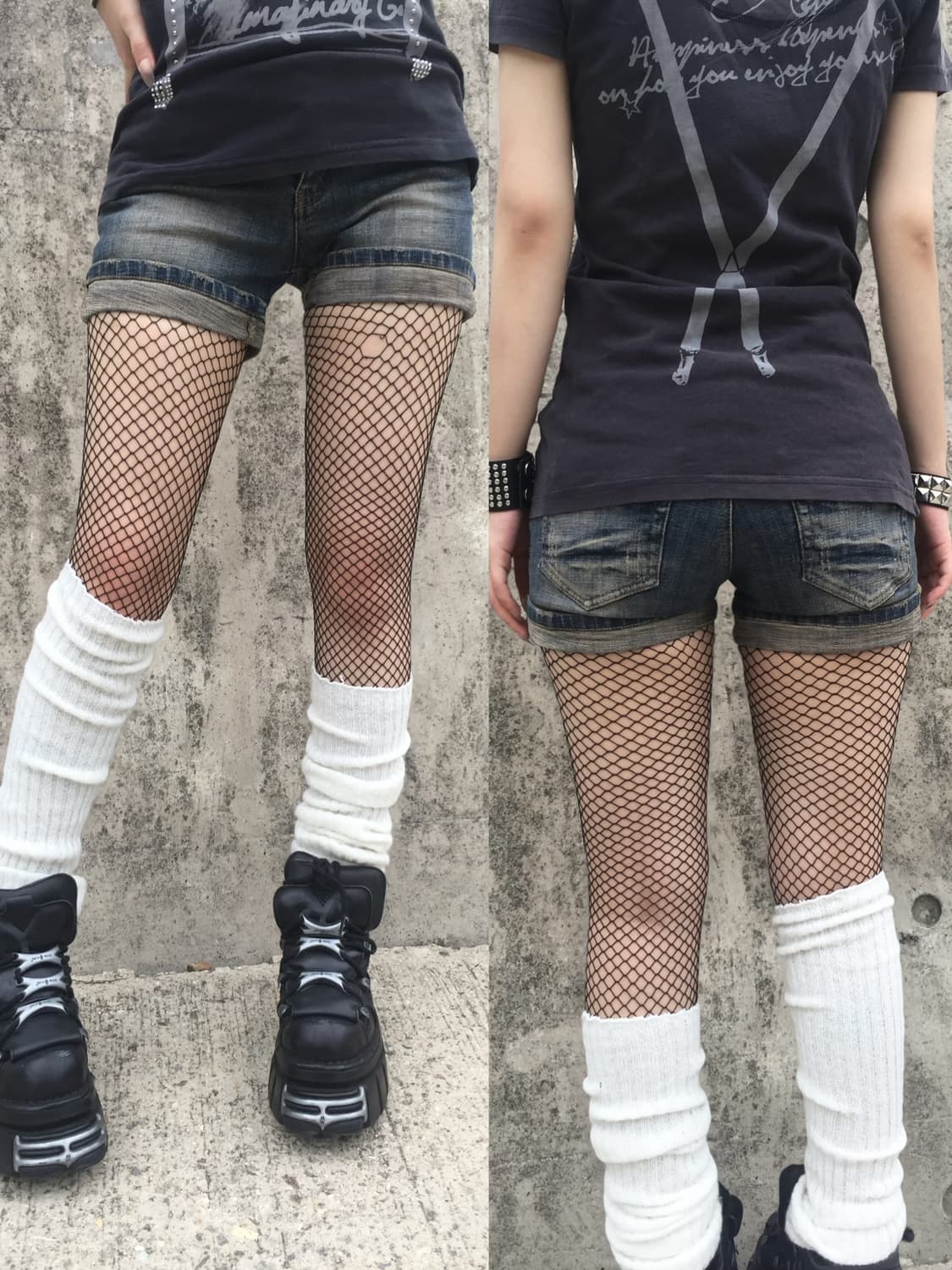 Washed denim short pants  상품이미지1