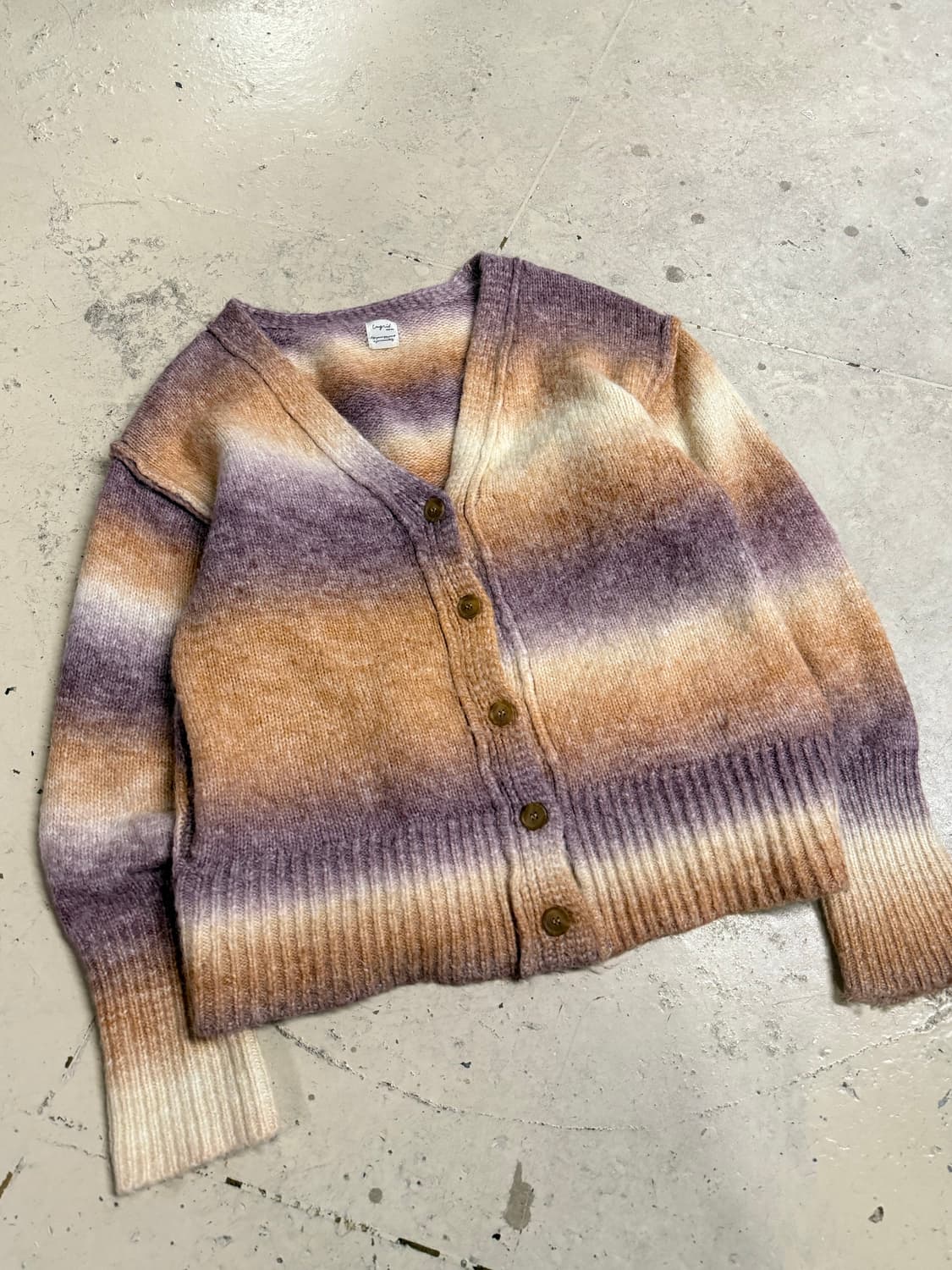 Ungrid gradation detail knit cardigan  상품이미지5