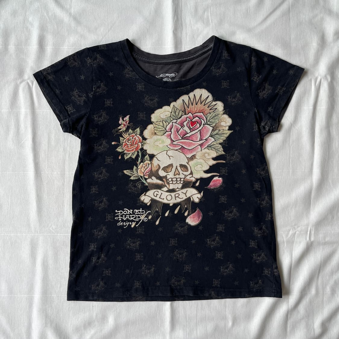  ED HARDY Flower Tatto T-shirt 상품이미지3