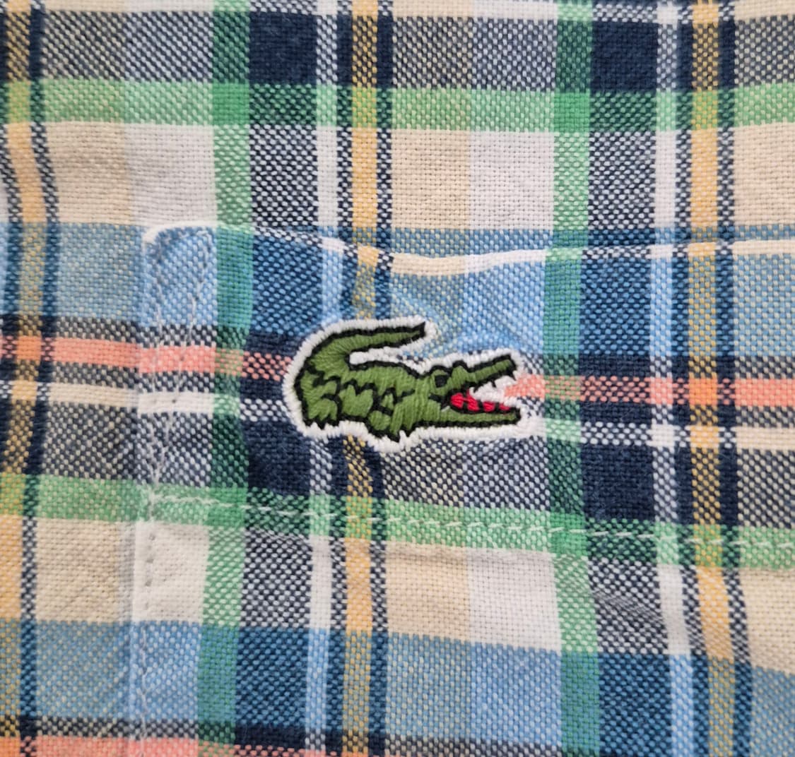 라코스테 체크 셔츠 상품이미지2