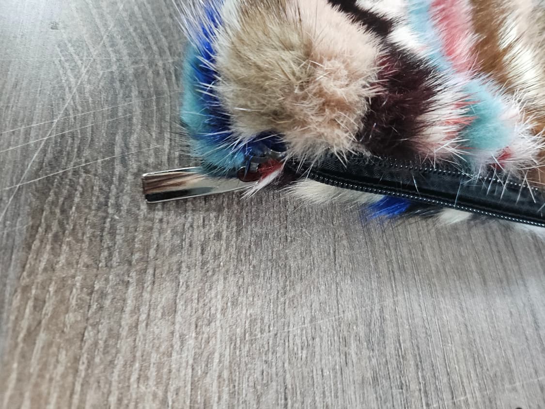 밍크 멀티 컬러 클러치 상품이미지3