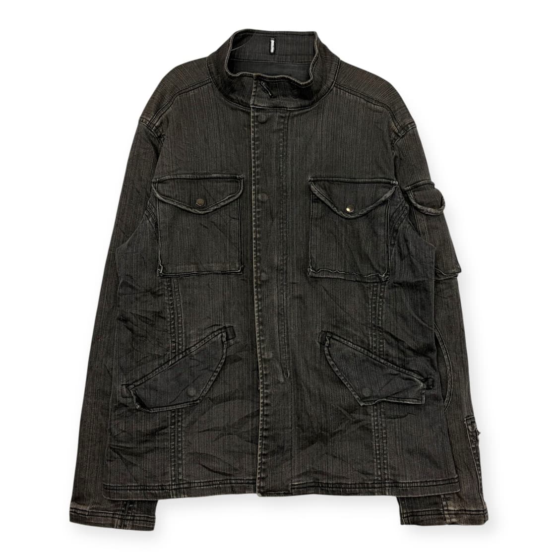 Albe 빈티지 패턴 포켓 자켓 상품이미지1