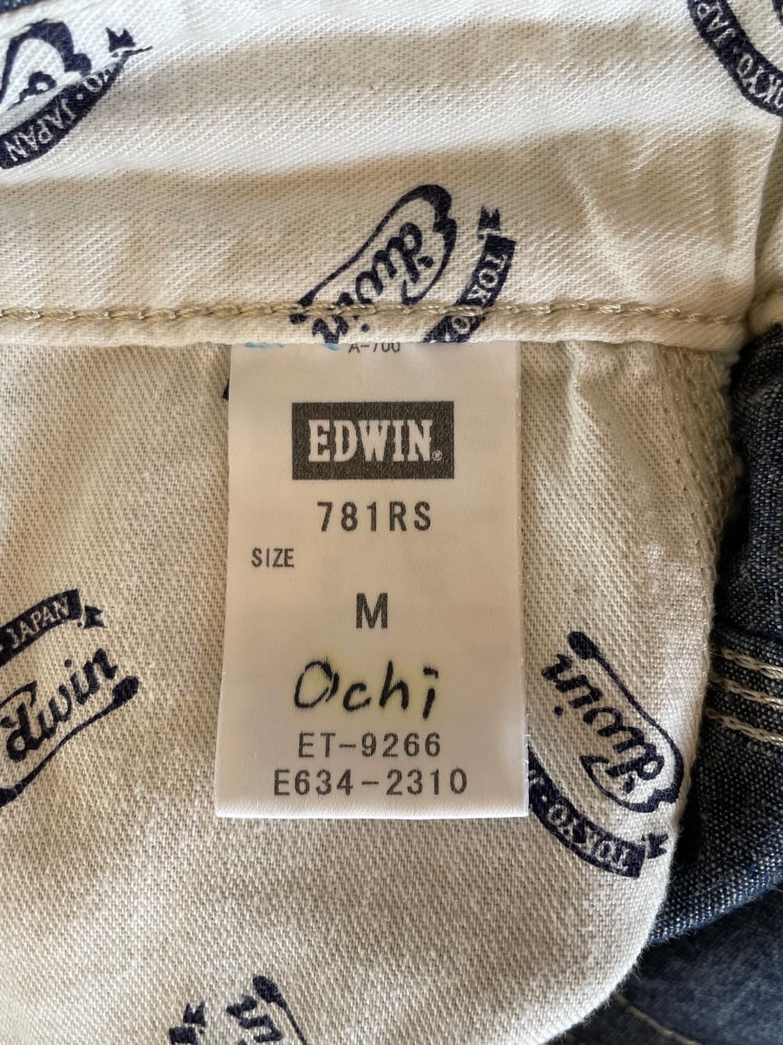 (EDWIN) 에드윈 데님 반바지 상품이미지2