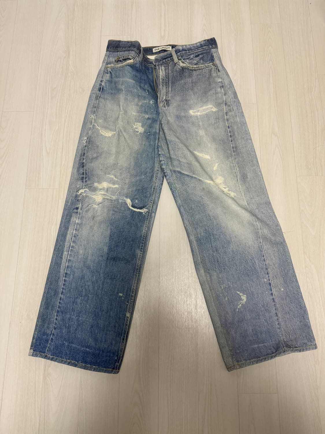 아워레가시 풀컷 디지털 데님 프린트 38size 상품이미지2