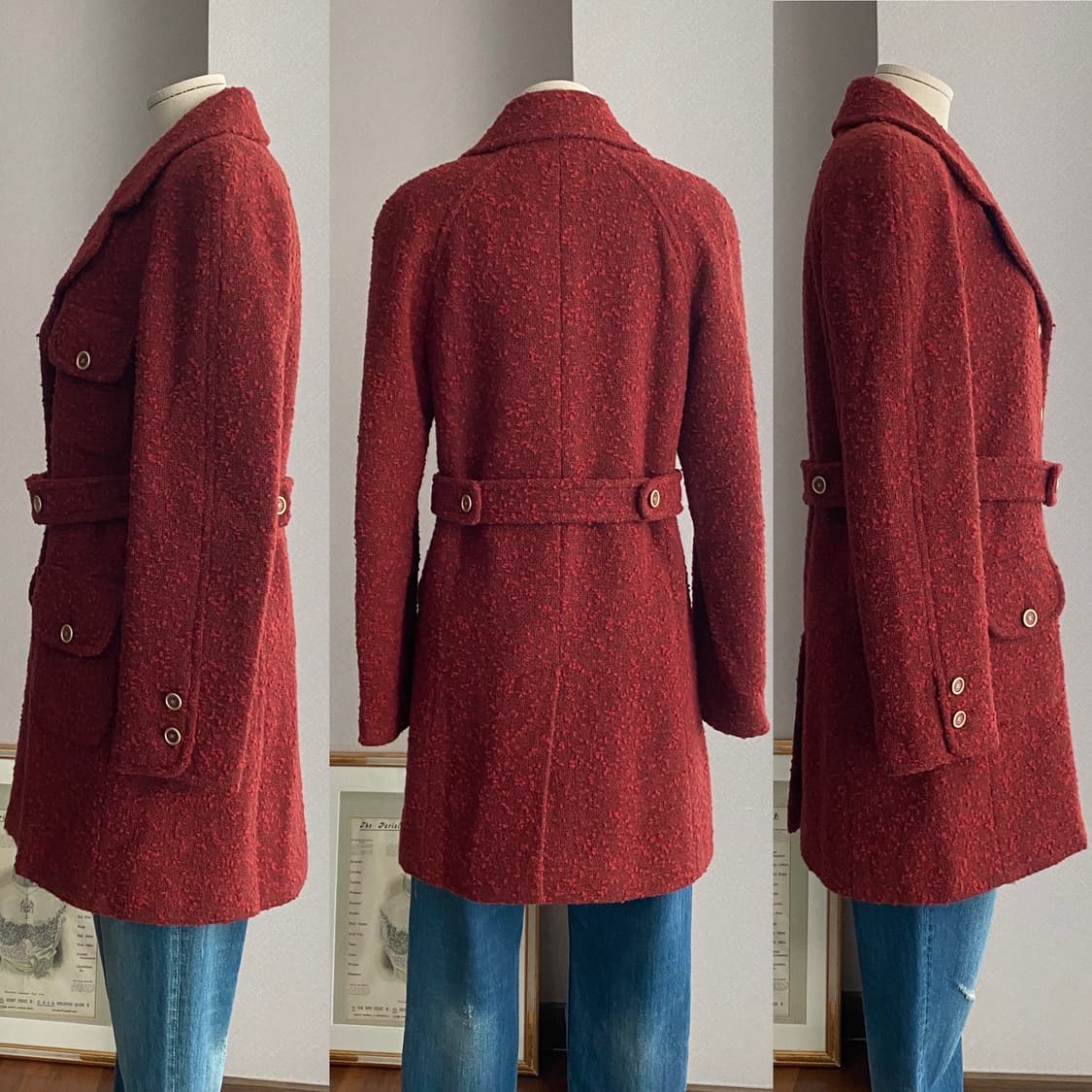 CHANEL 샤넬 트위드 코트(36) 상품이미지5