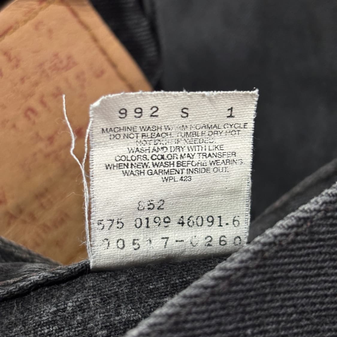 90s 빈티지 리바이스 517 블랙 허리43cm 상품이미지8