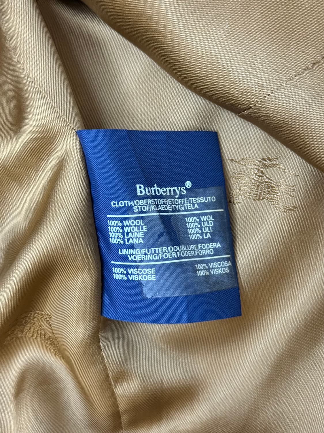 Burberry 버버리 크레스트 자수 1B 금장 울 블레이저 상품이미지8