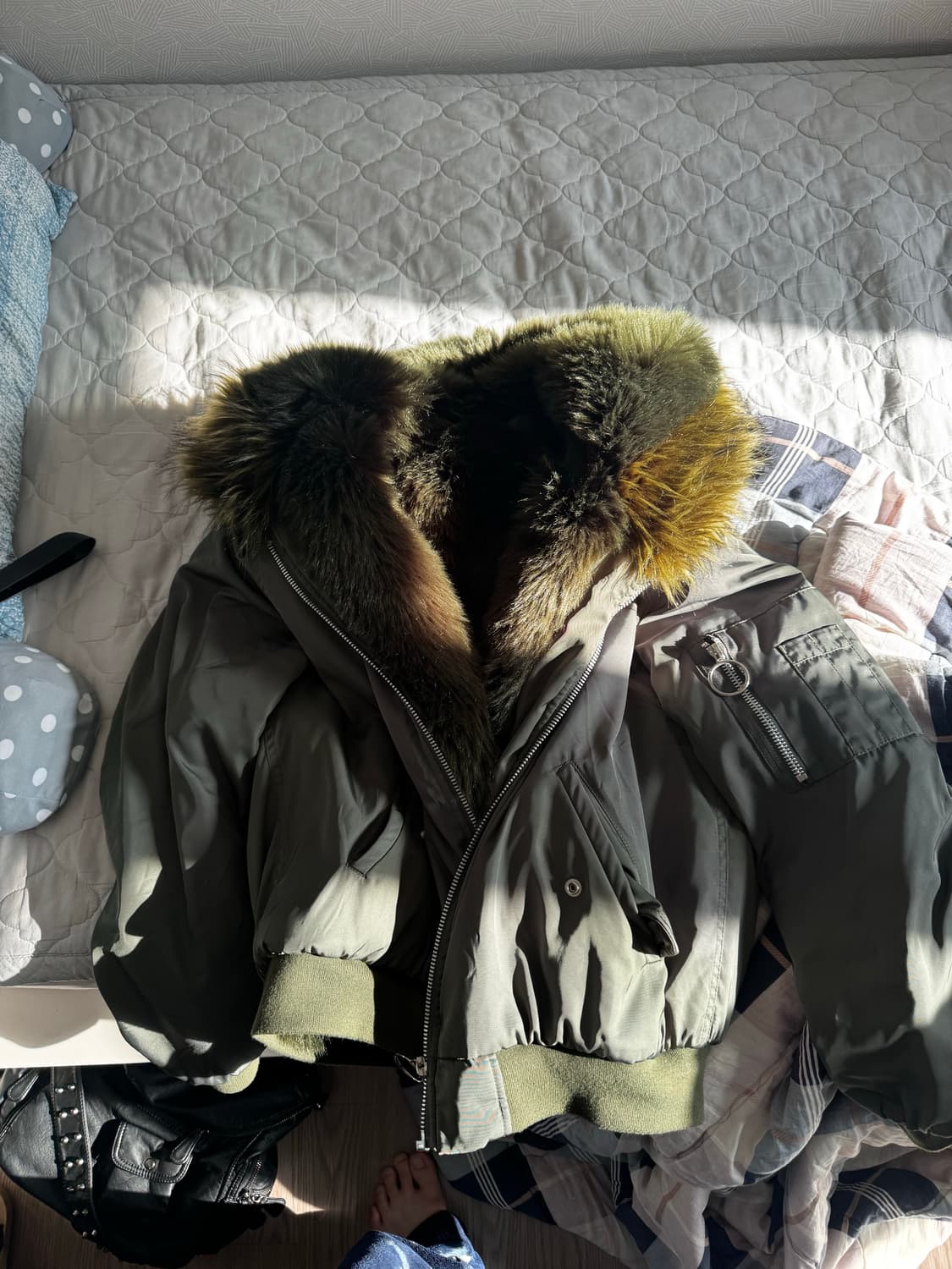 RAMI JUS 빈티지 털자켓 퍼자켓 상품이미지1