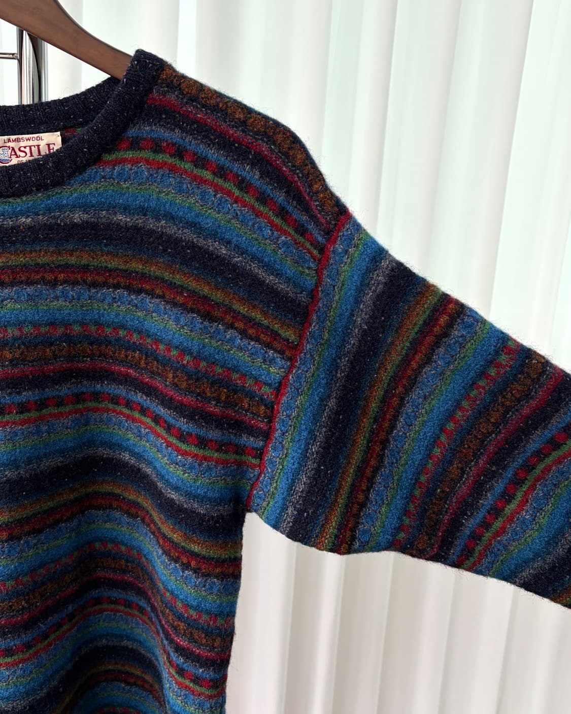 [S]아일랜드 페어아일 램스울 니트 상품이미지6