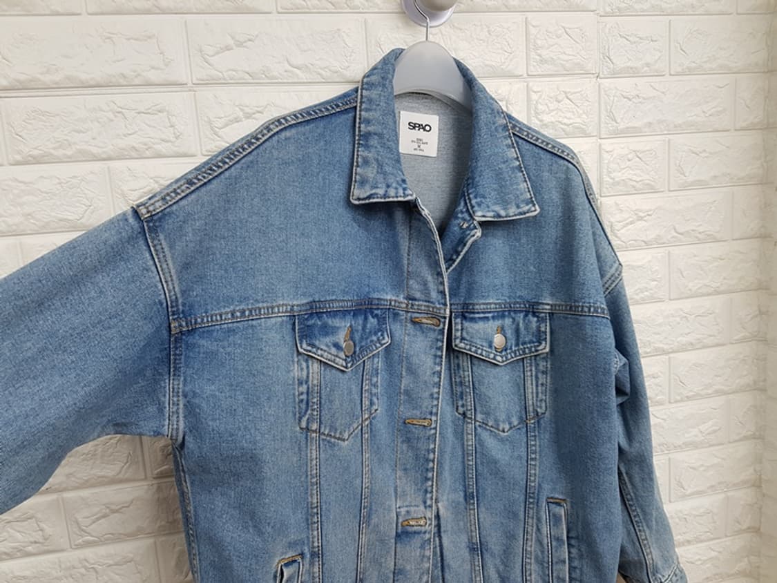 스파오 데님 자켓 M 66 (오버핏 청자켓) 상품이미지4