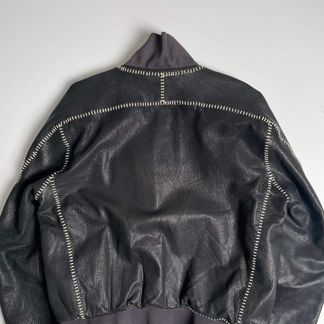 Emporio armani 소가죽 야구공 스티치 자켓 상품이미지7