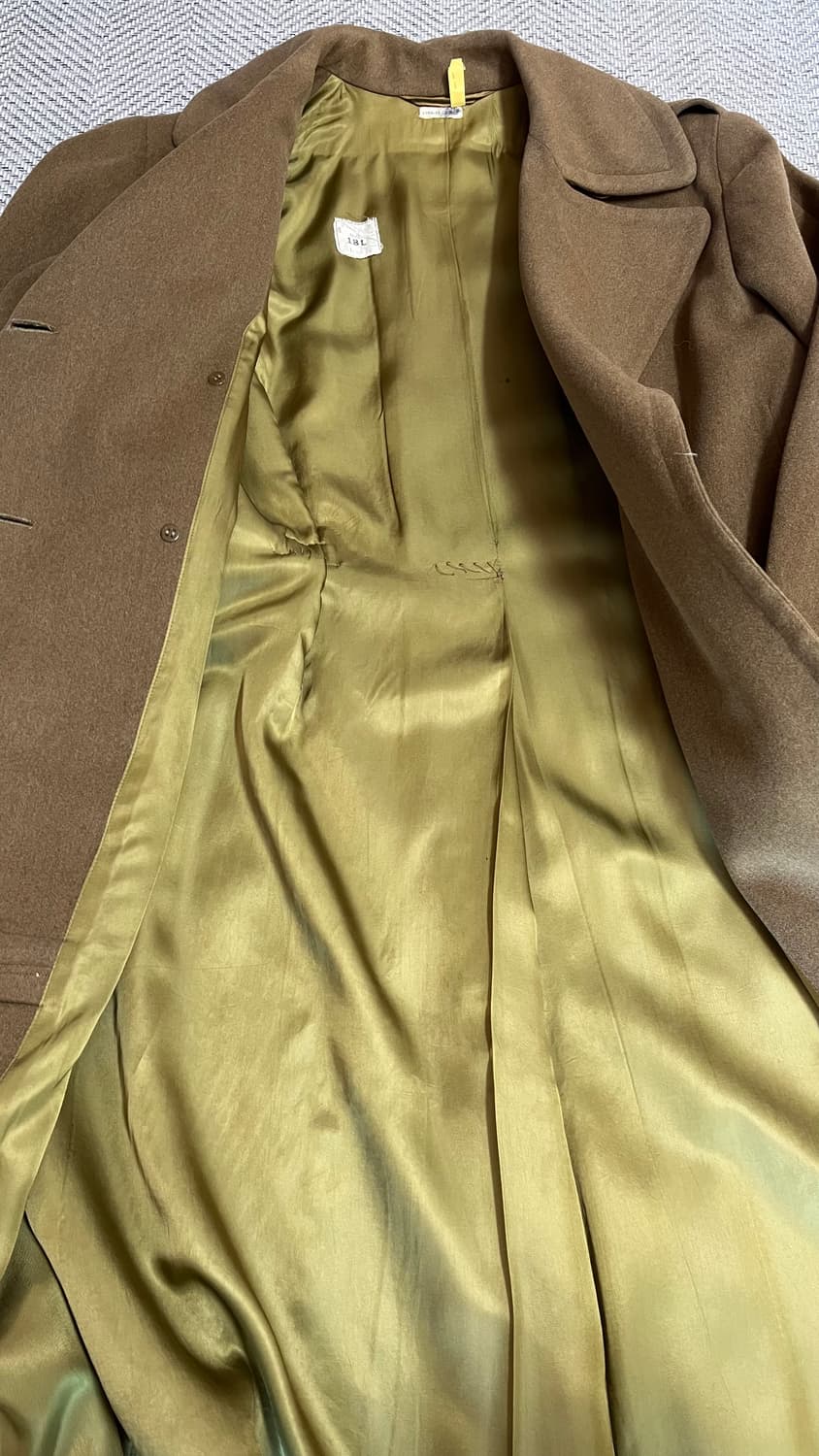 40s 미군 빈티지 더블브레스티드 코트 상품이미지4