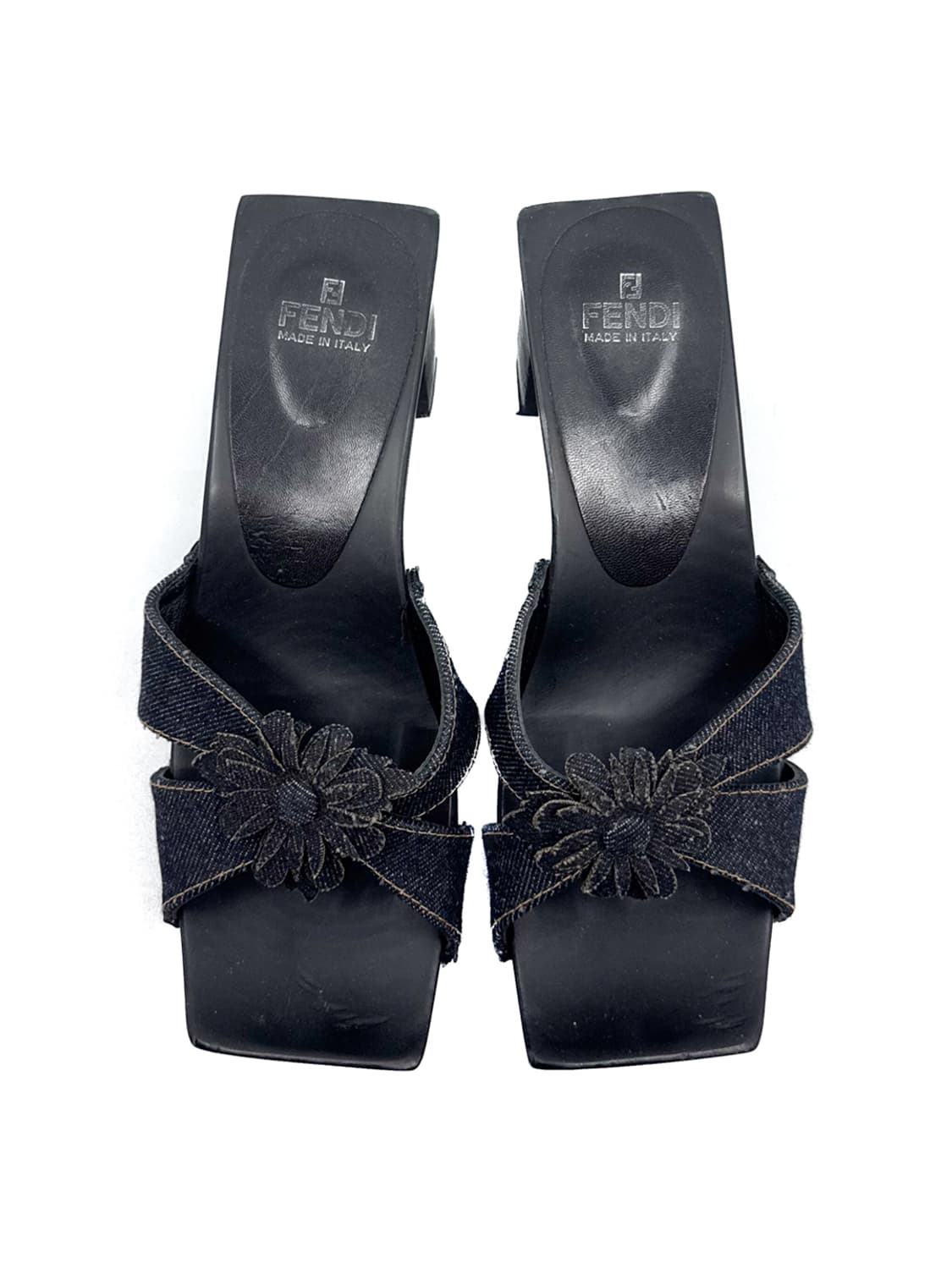 Fendi Flower Denim Mules / 37 상품이미지6