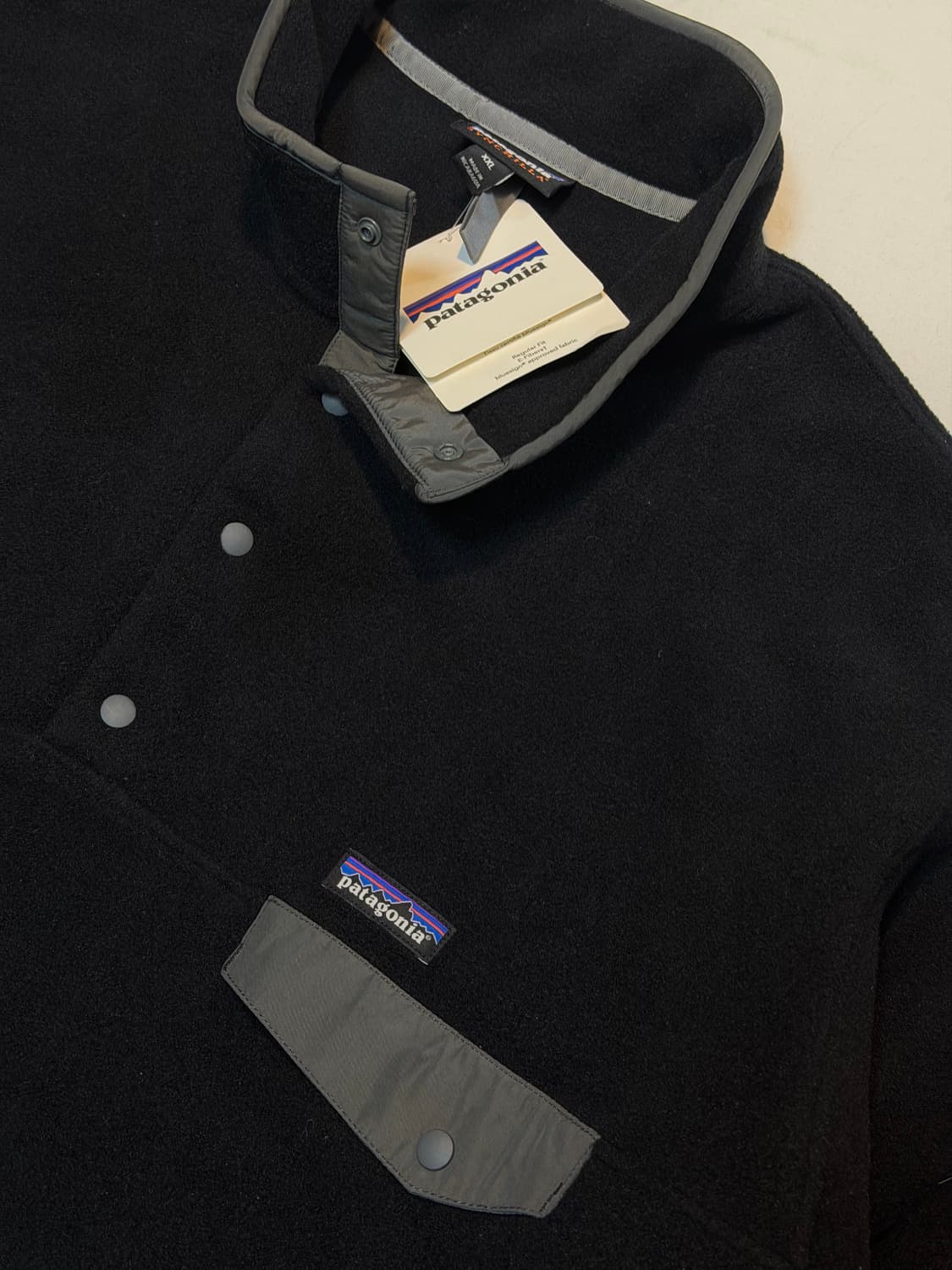 파타고니아 신칠라 스냅티 풀오버 플리스 블랙 상품이미지2