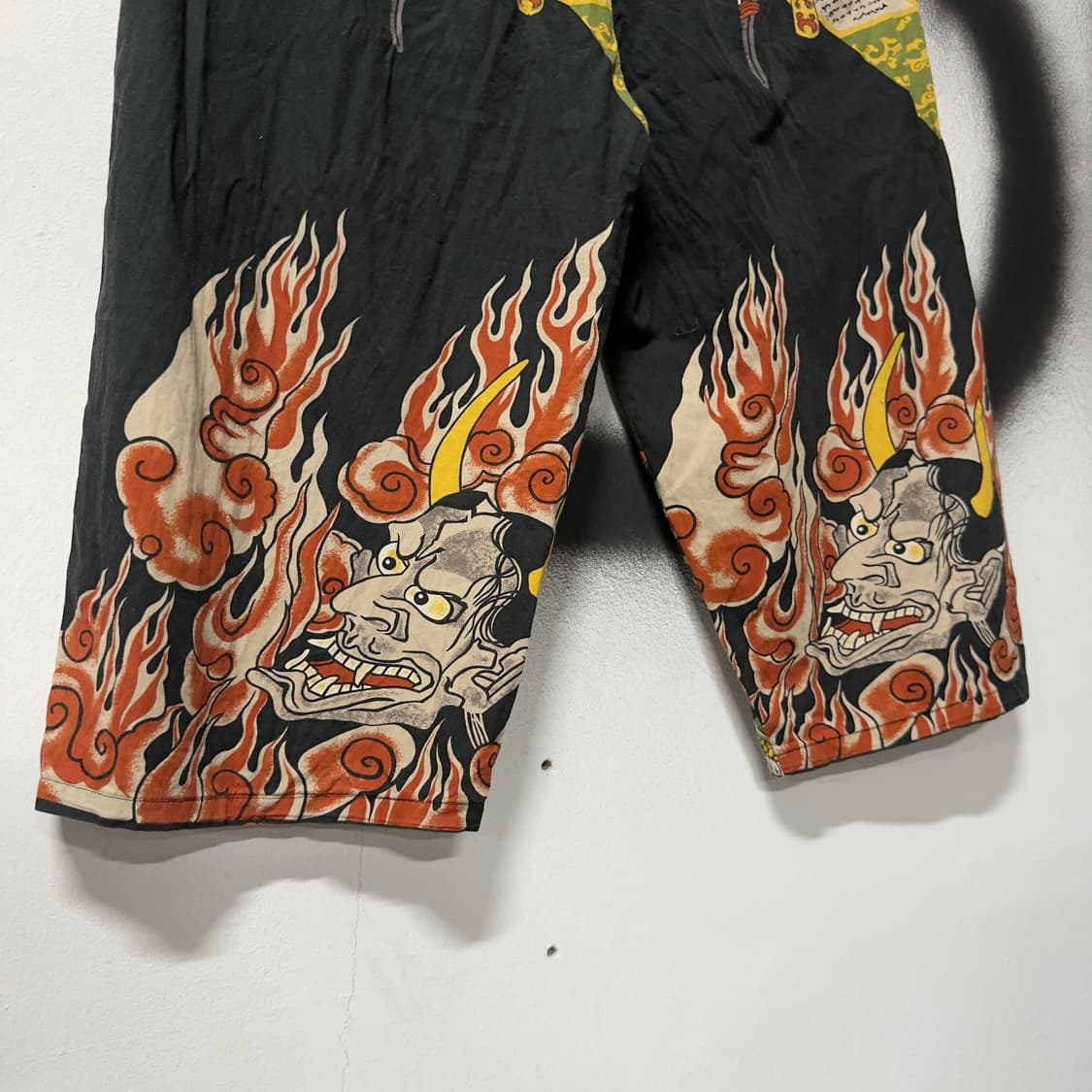 VTG 빈티지 재패니즈 오리엔탈 올드스쿨 타투 프린팅 쇼트 팬츠 상품이미지5