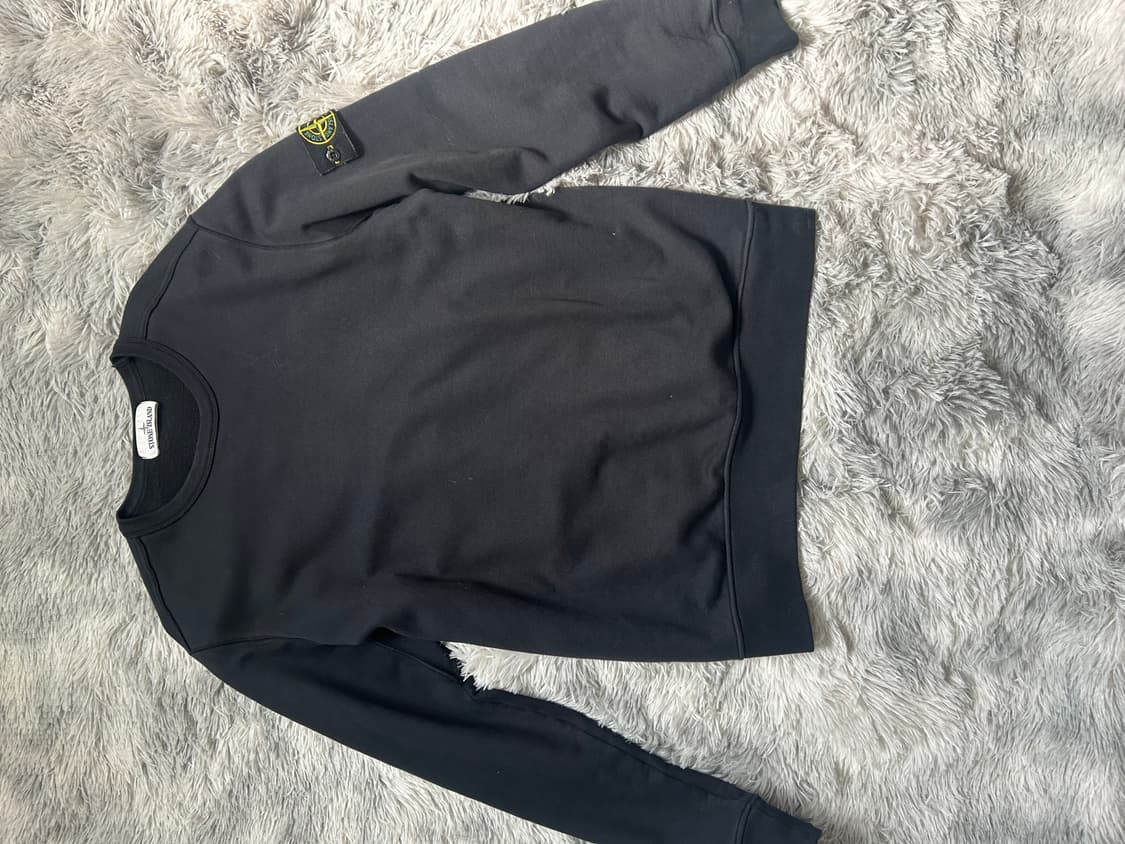 스톤아일랜드 맨투맨 블랙 기모 XL 상품이미지8