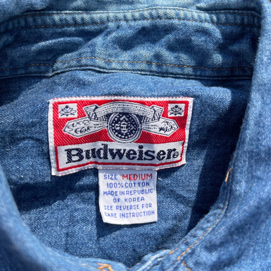 90s 버드와이저 빈티지 데님(실측확인) 상품이미지3