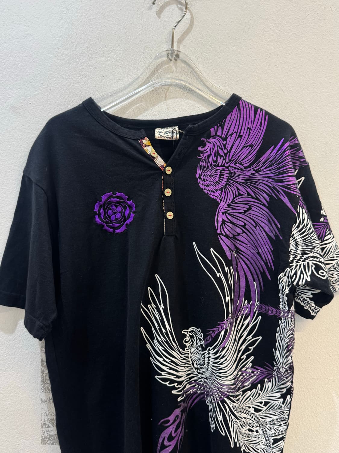 Cureall Vintage Skajan Henley Neck T-s 상품이미지3