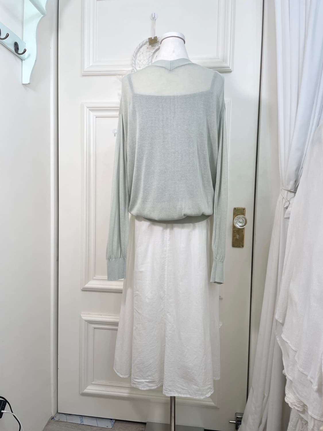 indi green loose summer cardigan&mintgra 상품이미지4