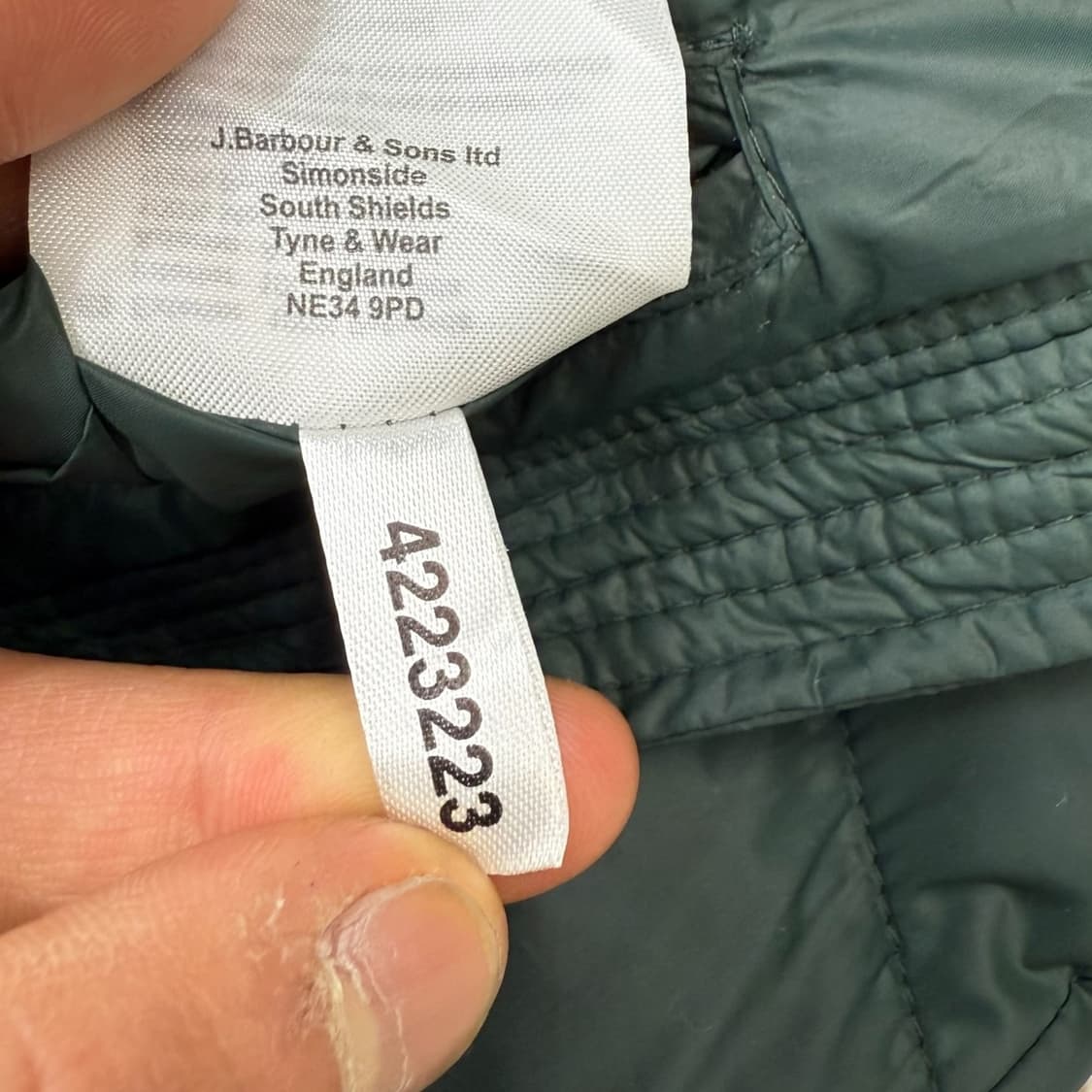 바버 벨티드 라이트패딩 r1971  상품이미지9