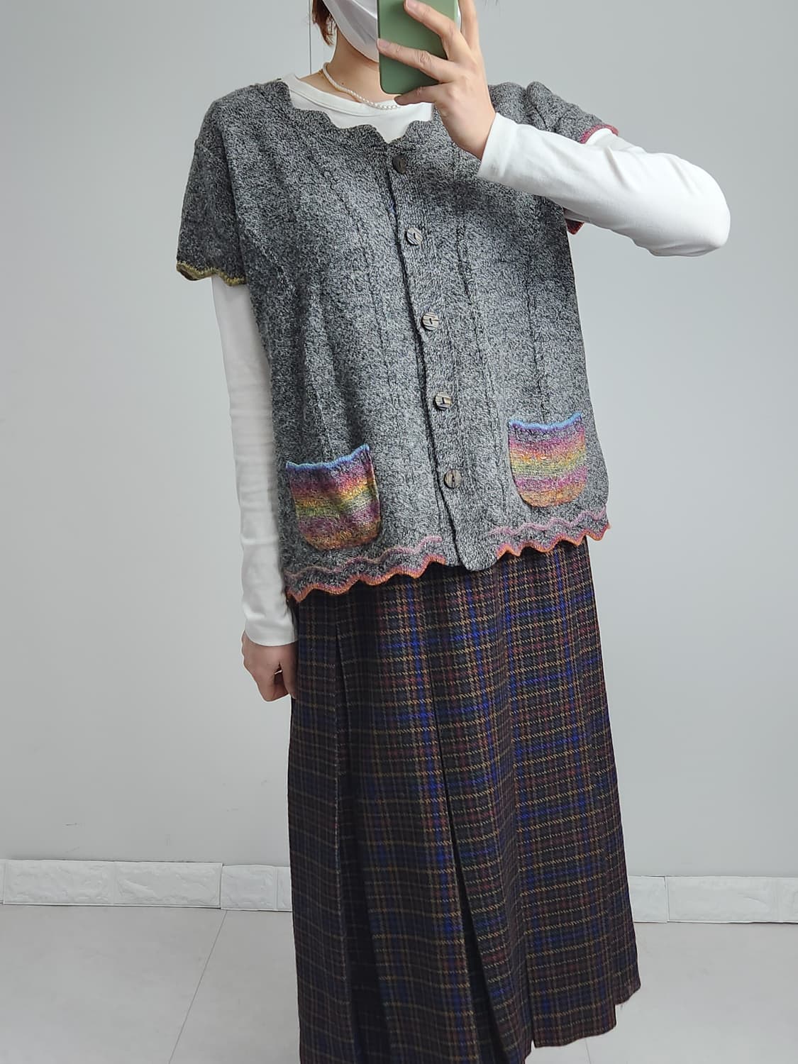 지그재그 가디건 상품이미지2