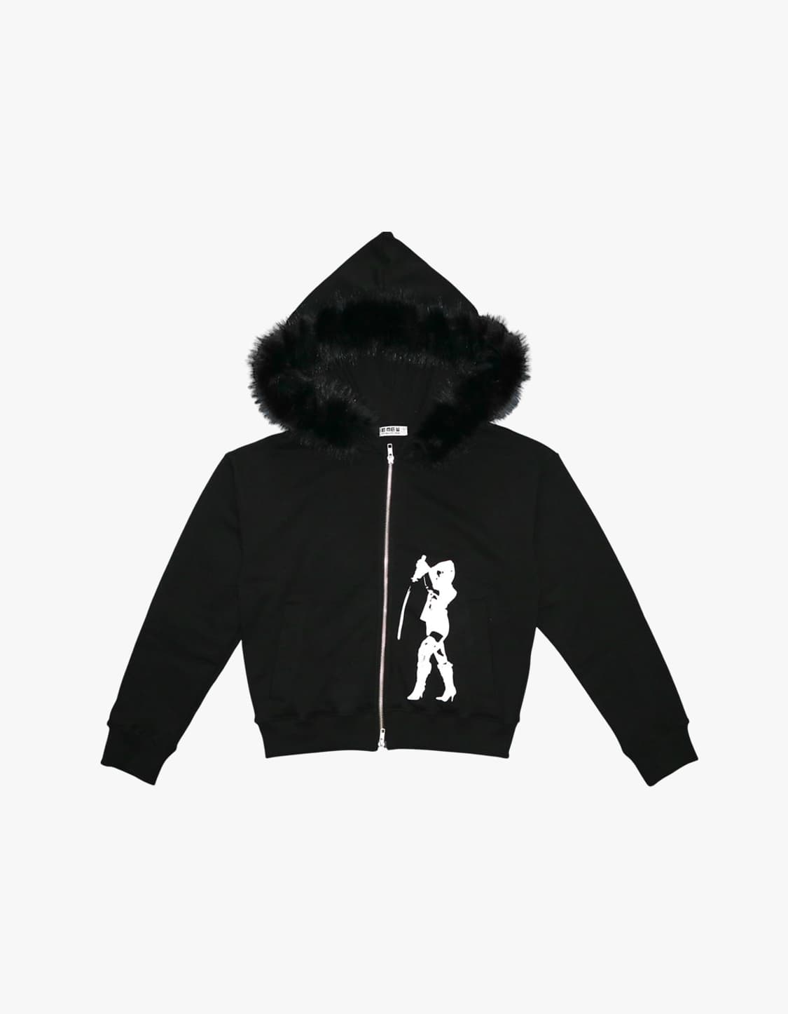 이뮤 퍼 후드집업 상품이미지1