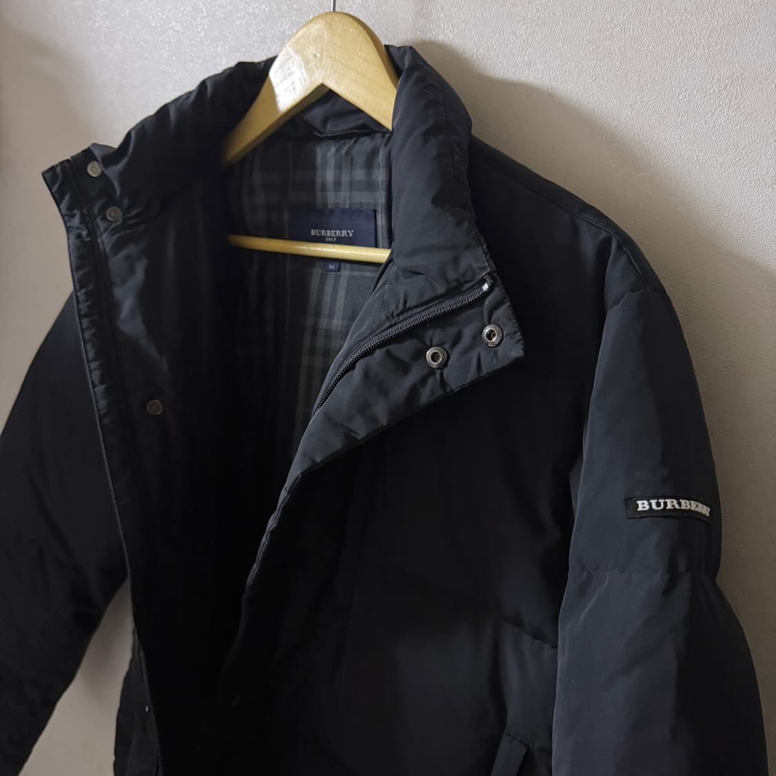 버버리 골프 남성 오리털 숏패딩 점퍼 M (남성 100정도) 상품이미지7