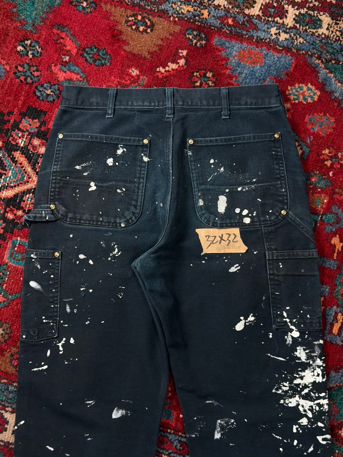 OG USA Made 칼하트 더블니 블랙 칼하트 B01 썩블니 상품이미지6