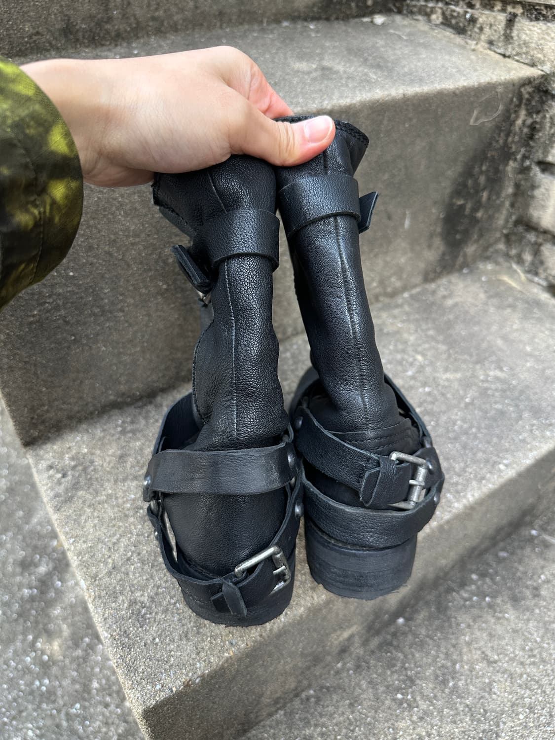 Geox Italy buckle detail bondage boots 상품이미지2