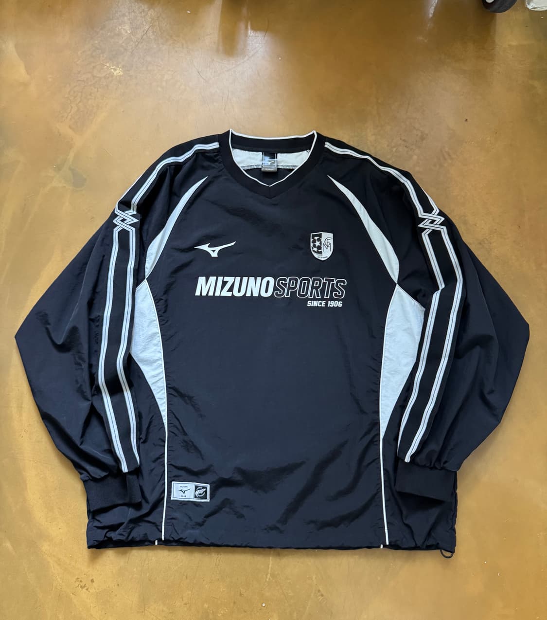 미즈노 루즈핏 풋볼 사커 웜업 바람막이 XL 상품이미지1