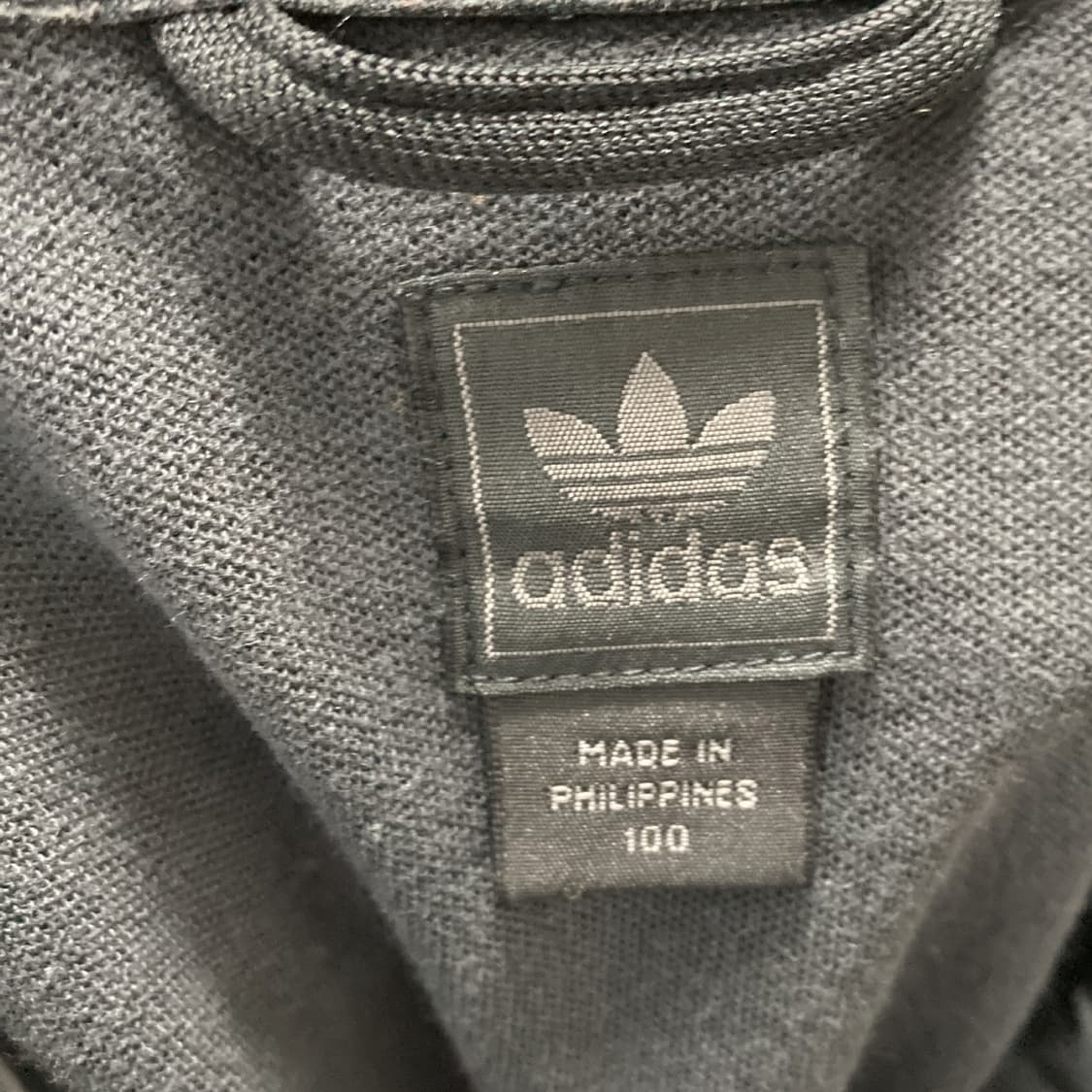 아디다스 빈티지 남성후드집업자켓 블랙 L 상품이미지4