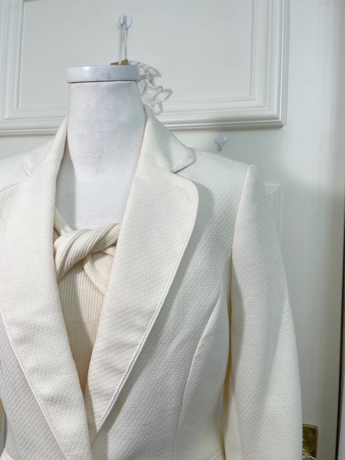 cream back bow spring jacket(size-11) 상품이미지7