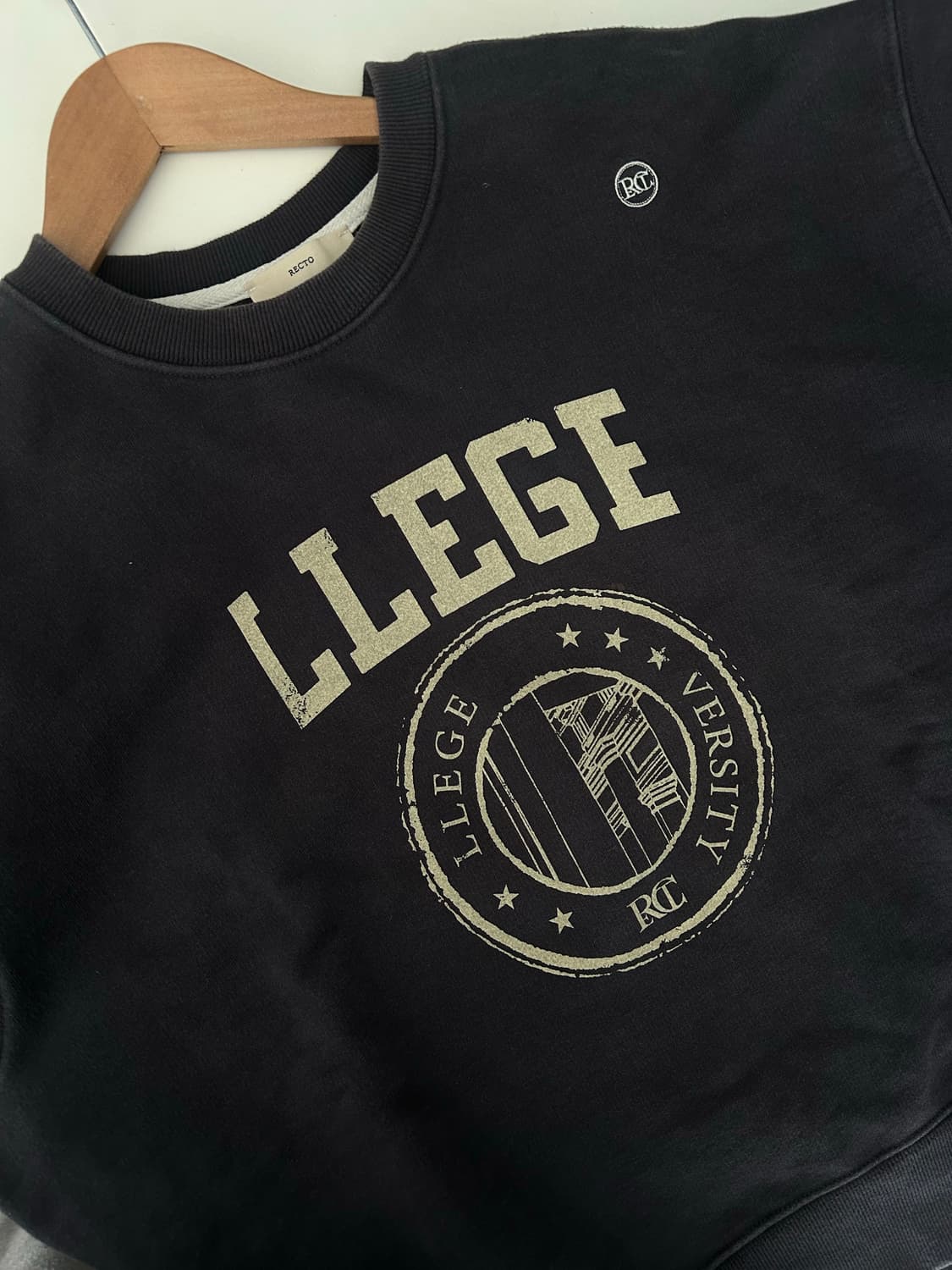 렉토 맨투맨 네이비 프리 사이즈 상품이미지4