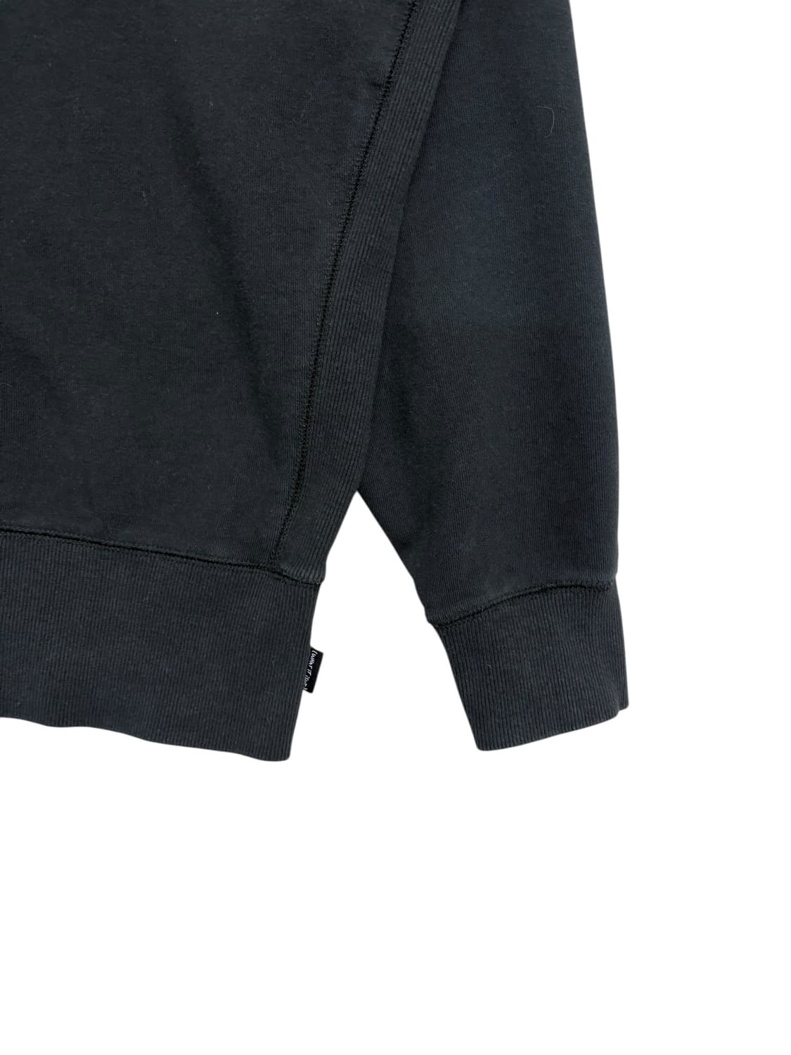 와릿이즌 집업 맨투맨 블랙 상품이미지3