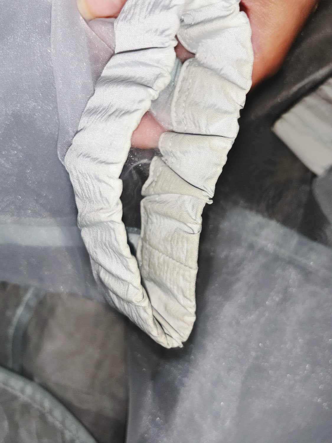 BALMUNG 발뭉 퀼트오간자하이넥파카 아노깔 상품이미지5