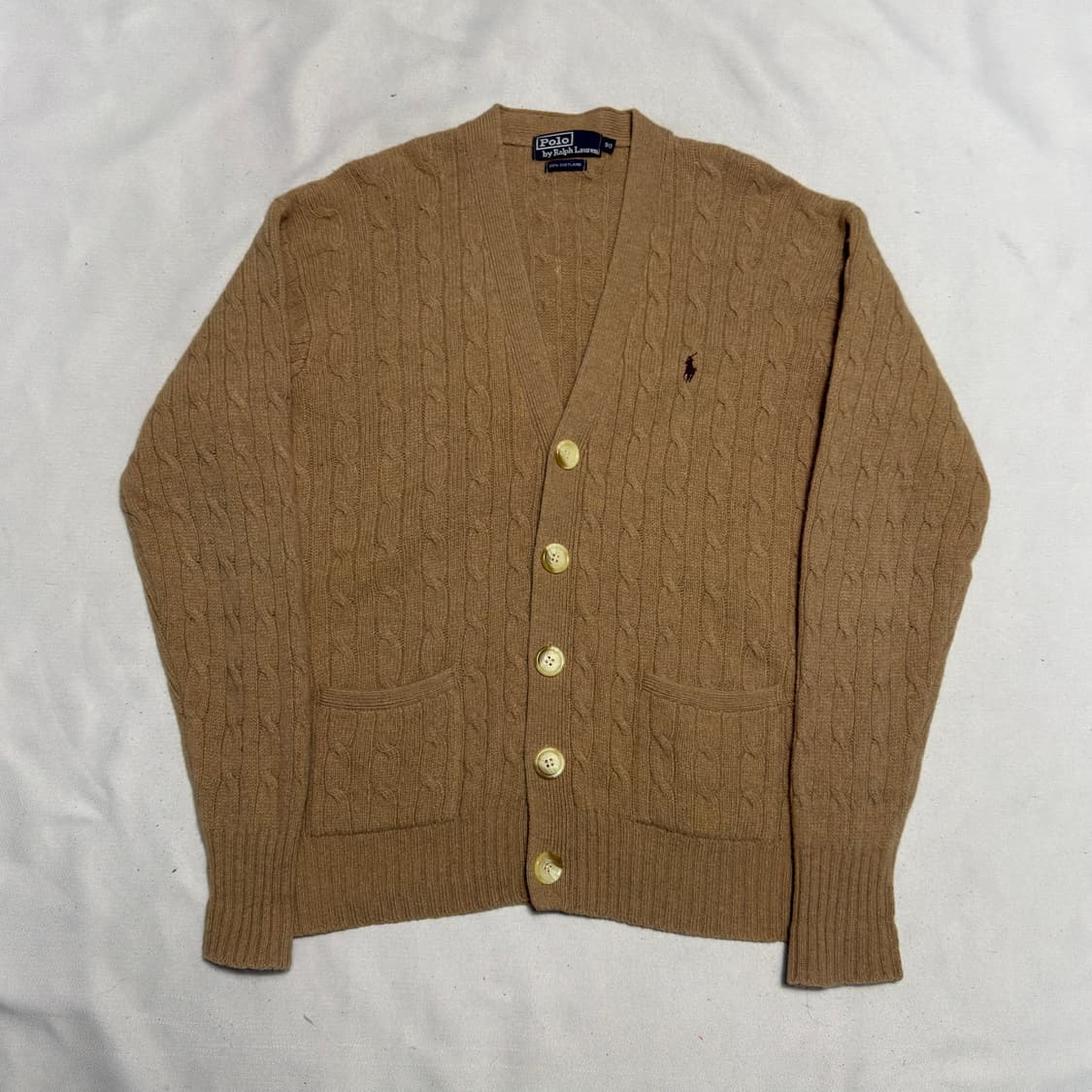 90 폴로랄프로렌 셰틀랜드 케이블 니트 가디건 상품이미지2