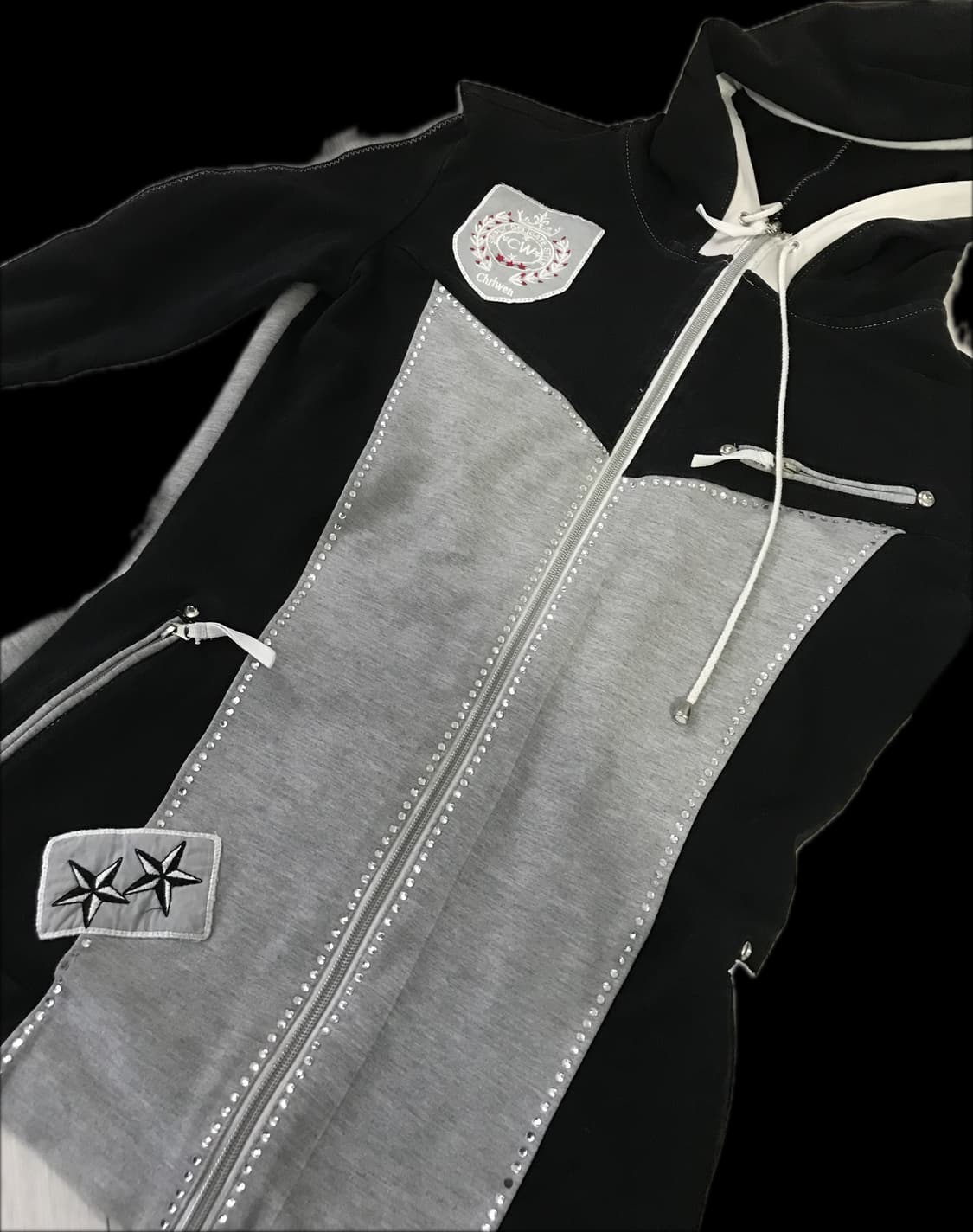 Vtg 스포티 큐빅 후드집업 상품이미지3