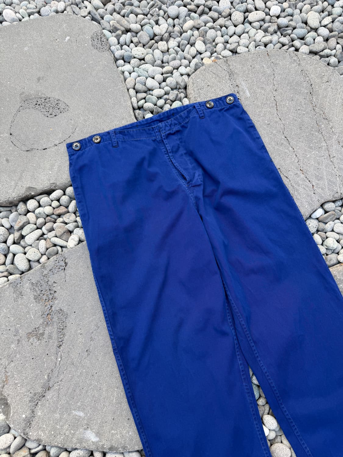 1970s FRIENDSHIP NAVY INK BLUE 프렌치워크팬츠 상품이미지5