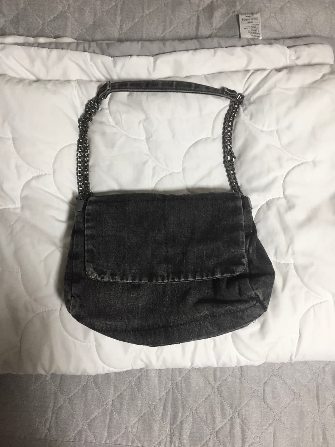 Zara 자라 락 플랩 숄더백 데님 상품이미지1