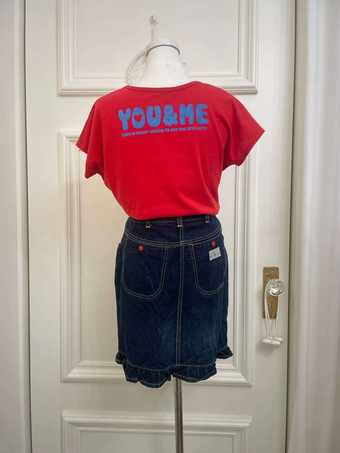red ballon lettering cute t-shirt 상품이미지6