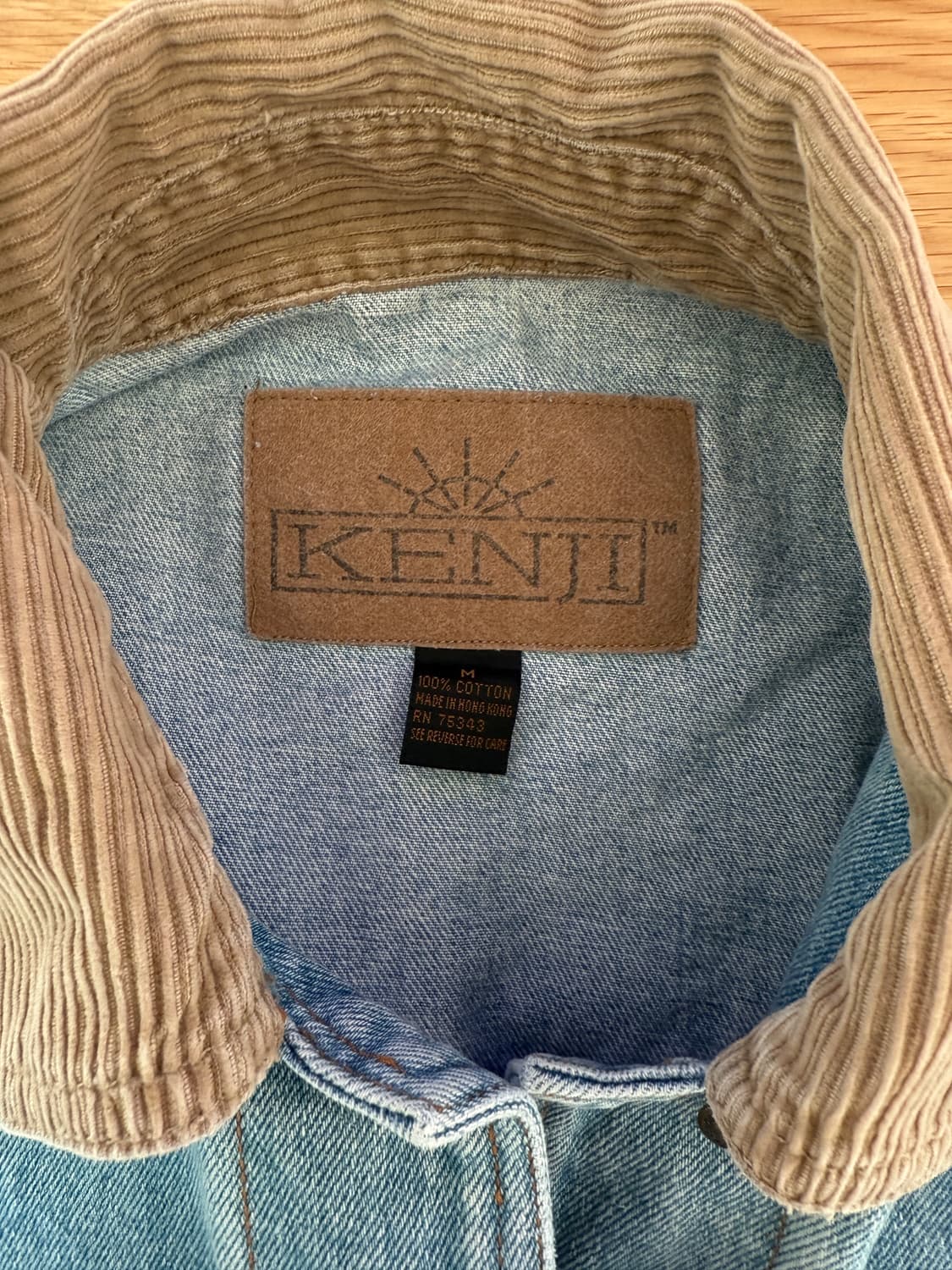 KENJI 데님 커버울 상품이미지9