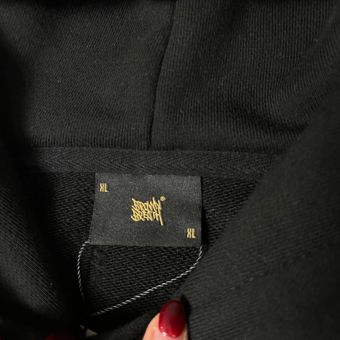 브라운브레스 블랙 후드 티셔츠 XL 상품이미지4