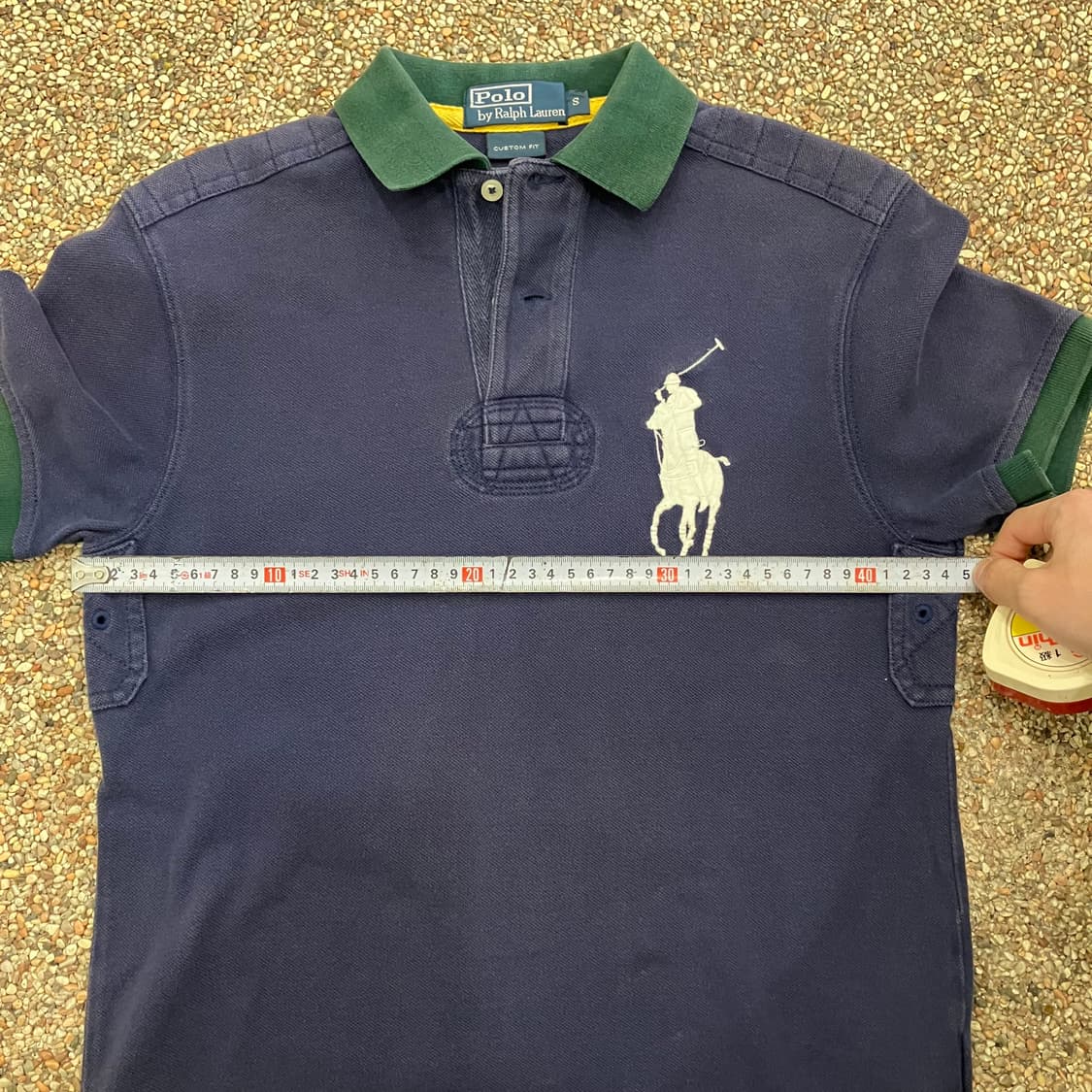 659 폴로 빅폰 카라 반팔 pk 네이비배색 상품이미지5