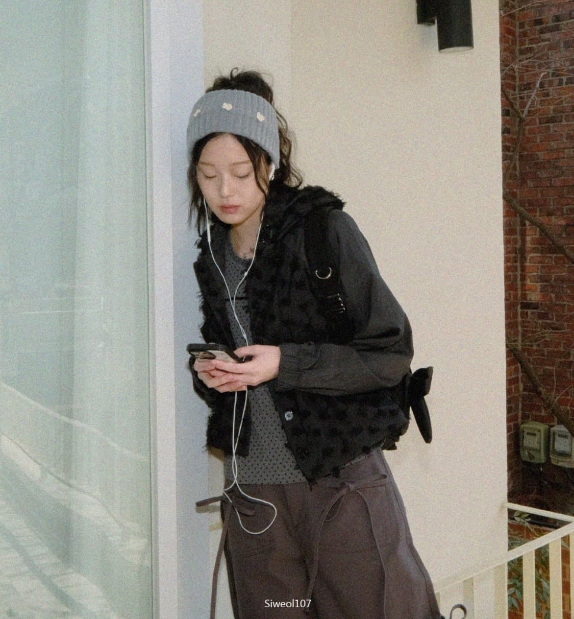 시월107 레이스크롭후드 상품이미지1