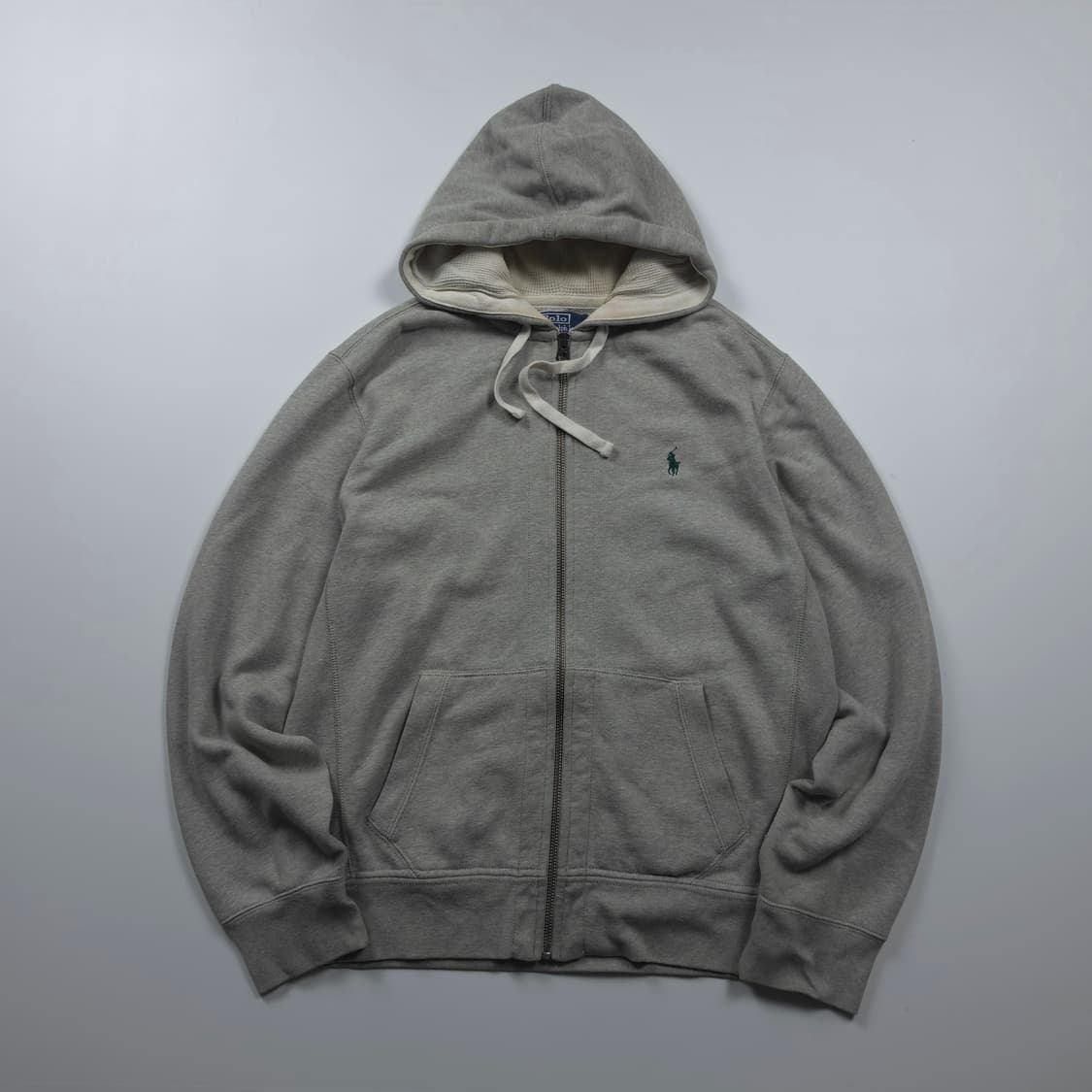 폴로 랄프로렌 포니 로고 써멀 스웻 후드집업 (L) 상품이미지1