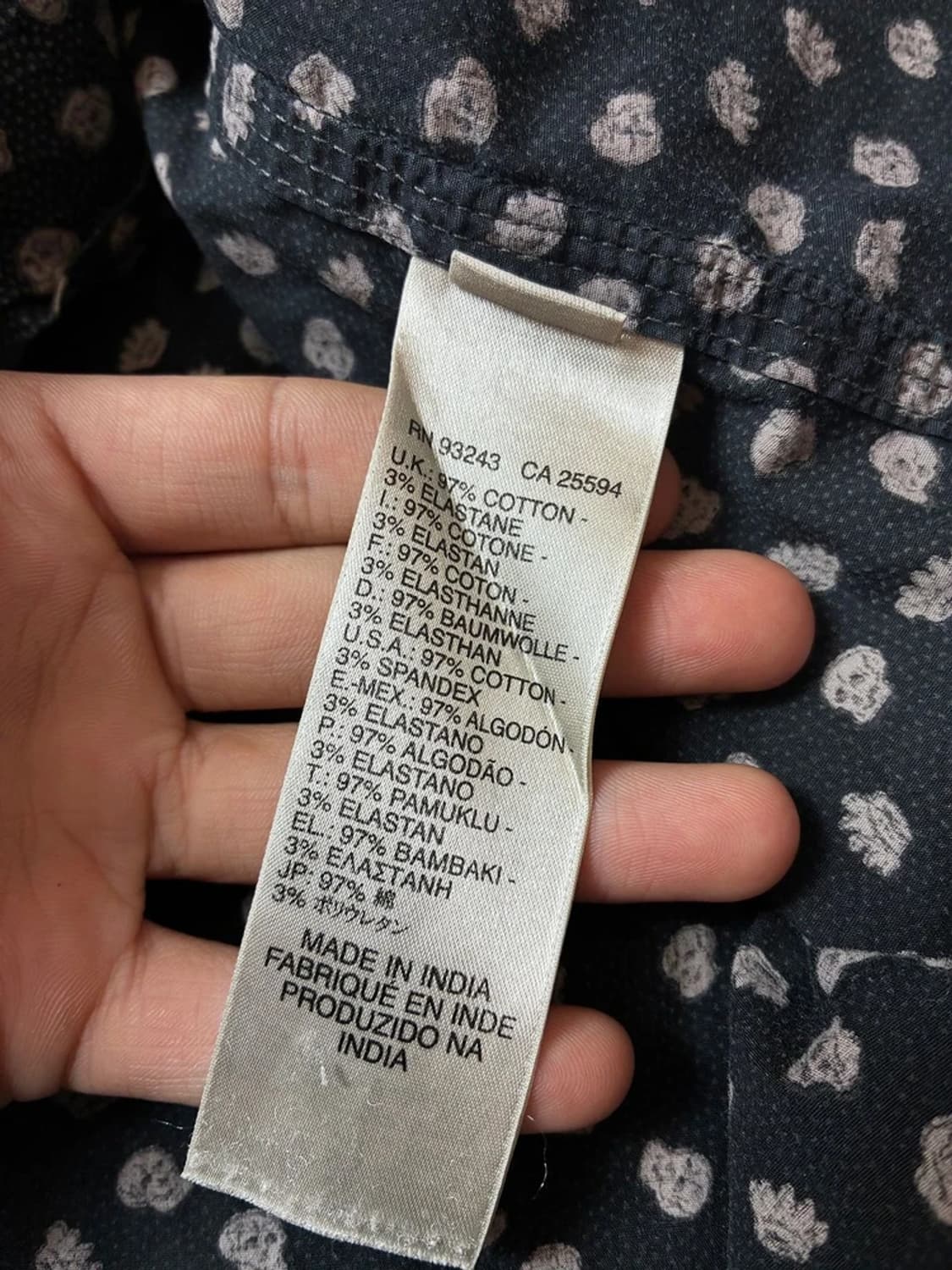 디젤 00's 스컬 풀 오버 긱시크 셔츠 PN8862 상품이미지8