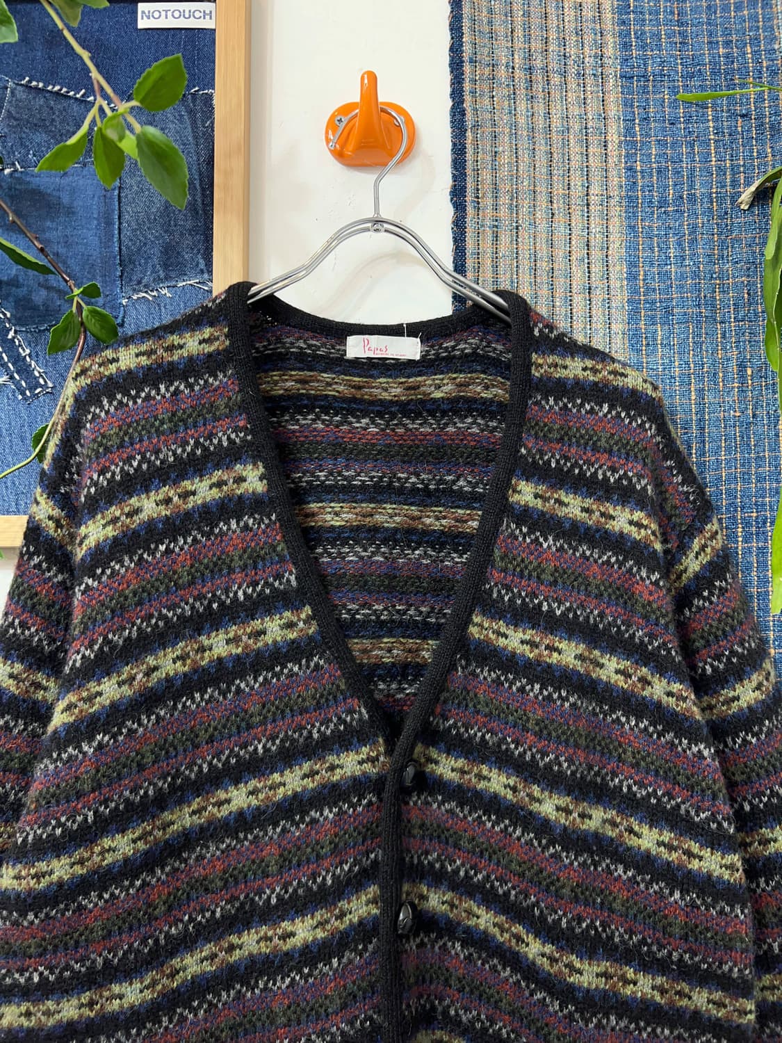 PAPAS  Fair Isle Wool cardigan  상품이미지3