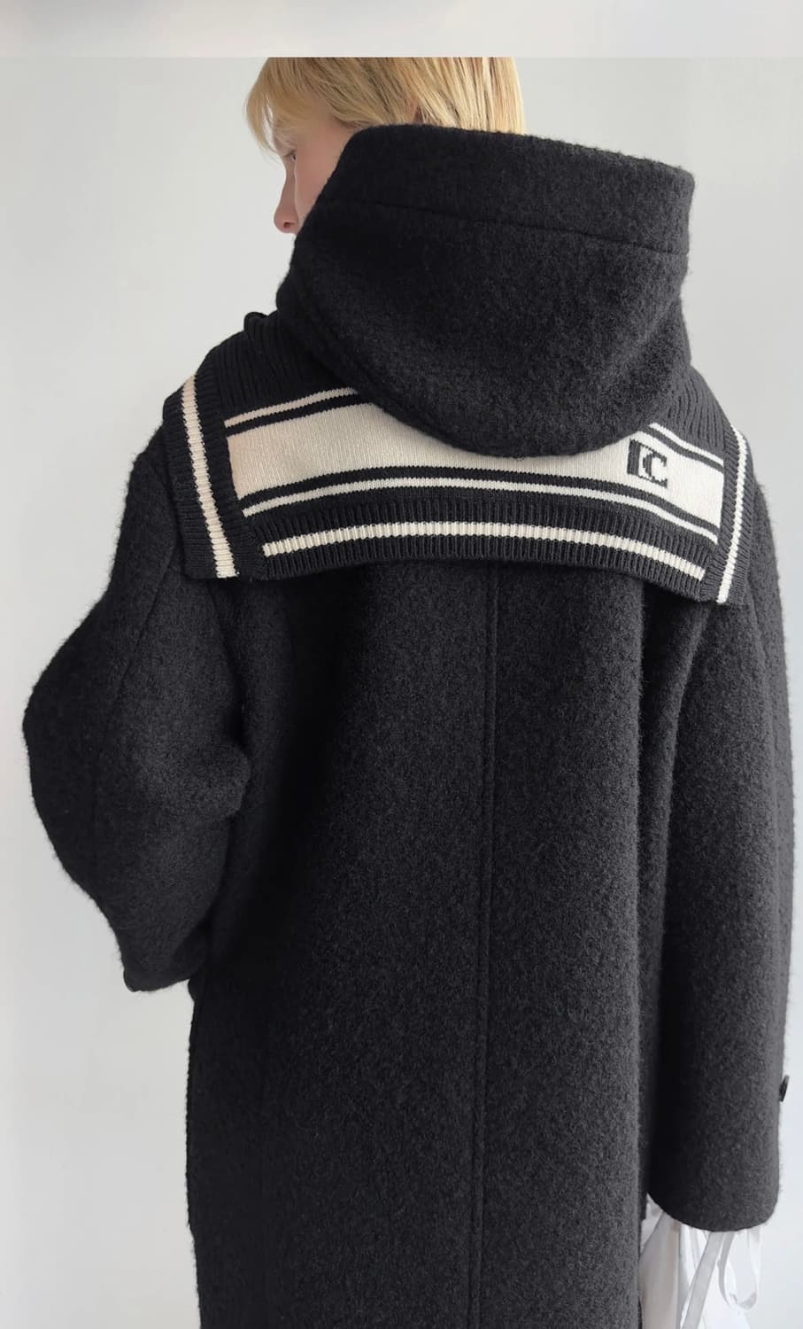 Low Classic DUFFLE COAT_BLACK (원가 70) 상품이미지3