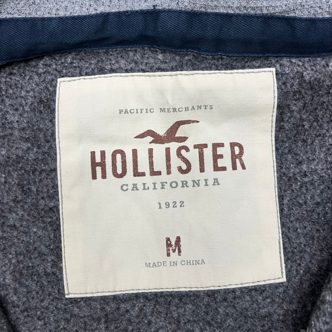홀리스터 그레이 후드집업 상품이미지2