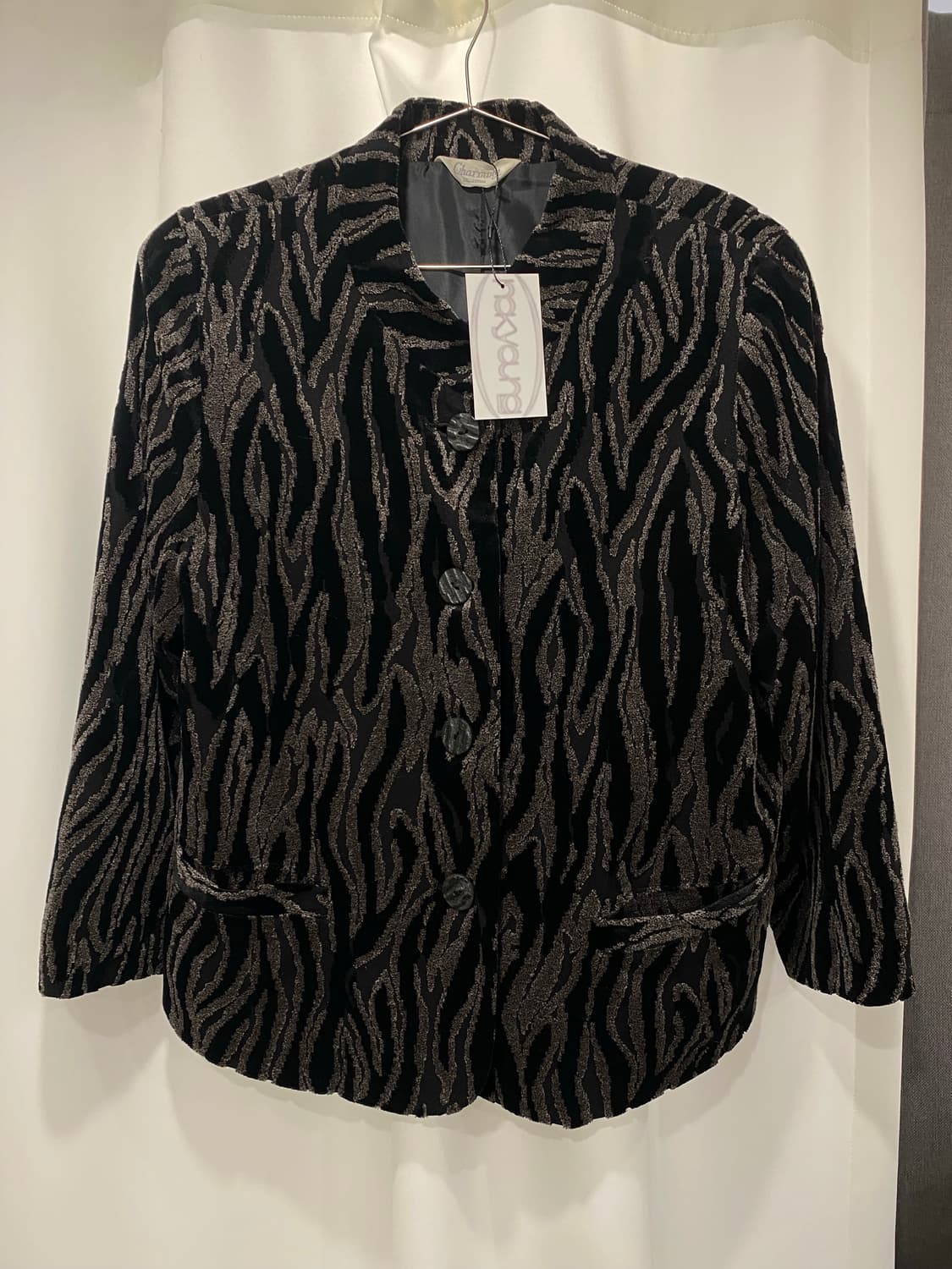 지브라 패턴 빈티지 자켓 상품이미지1